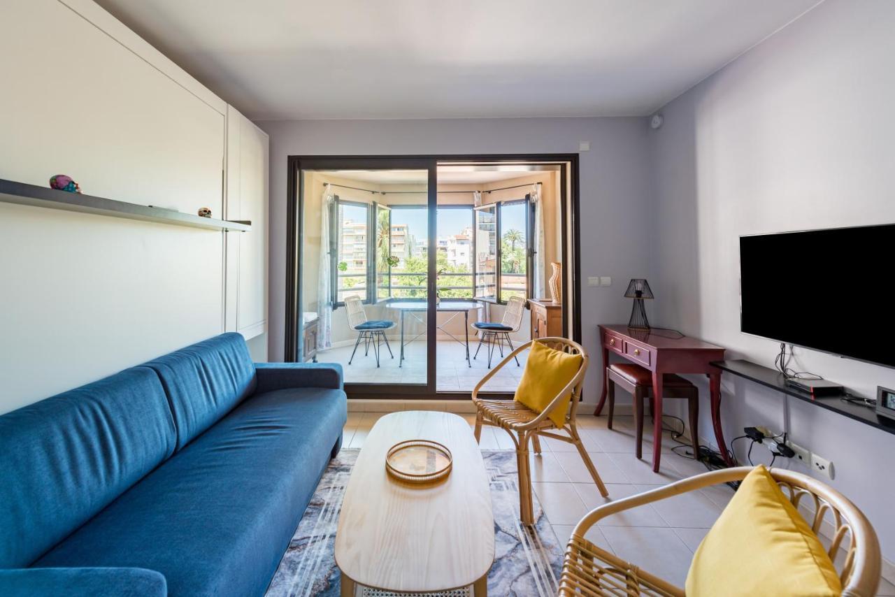 Beau Studio Véranda à deux pas de la mer - parking inclus Juan-les-Pins Extérieur photo